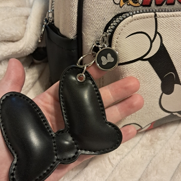 Primark Disney Minnie Mouse Kids Backpack With FREE Monogramed Wallet - Picture 5 of 8